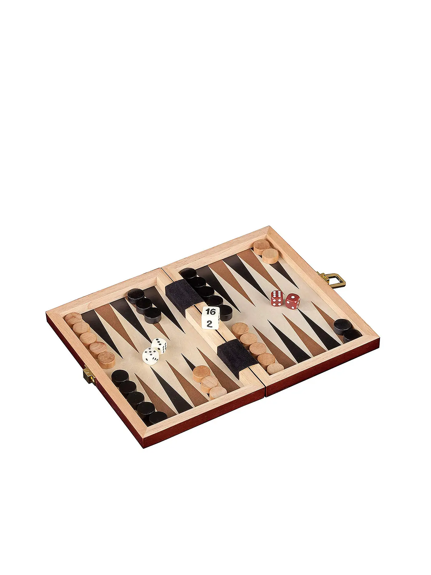 PHILOS | Brettspiel - Backgammon Saloniki mini | 